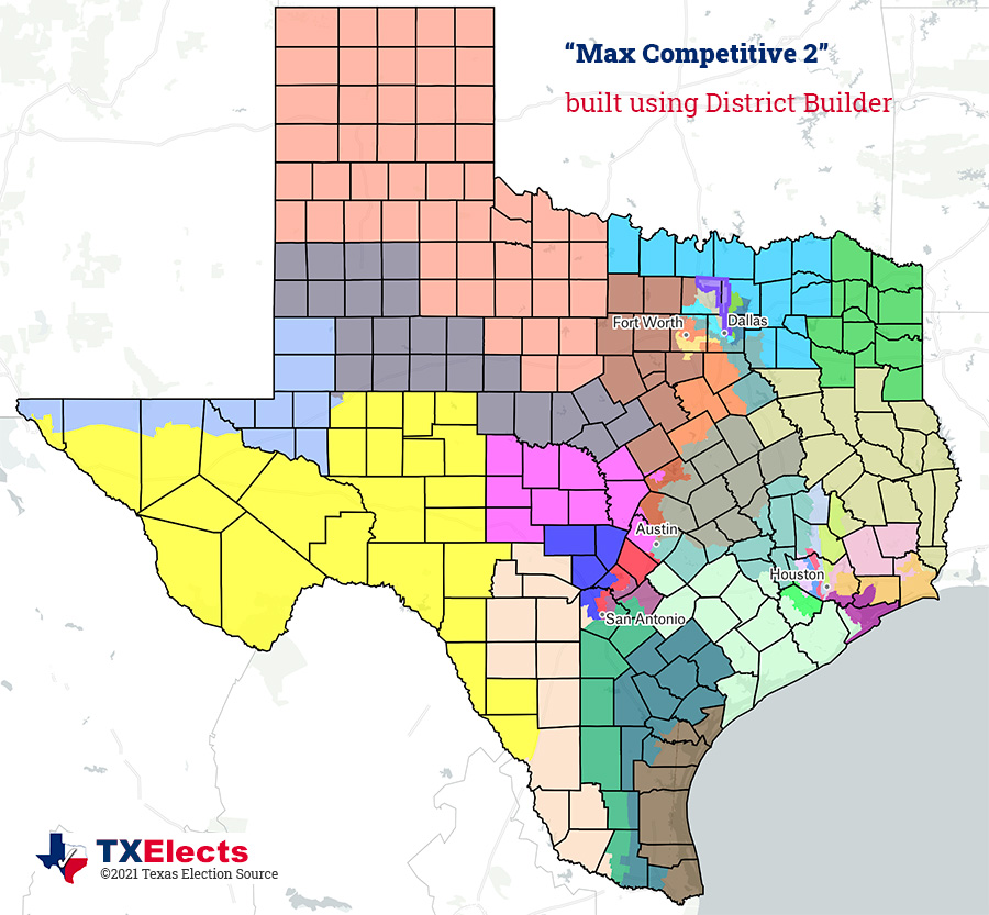 Max Competitive Congressional statewide map